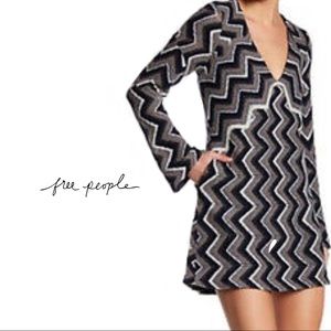 Free People Wool Rihannan Dress sz L